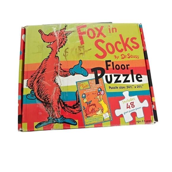 Dr. Seuss Fox in Socks Large Puzzle - Picture 1 of 4